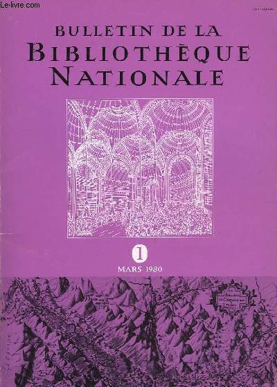 Bulletin de la Bibliothque Nationale. N1