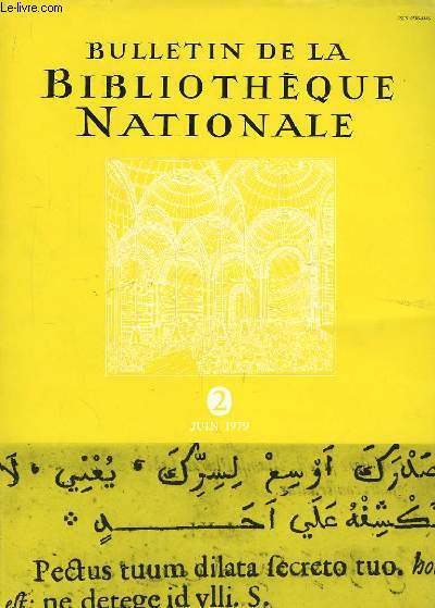 Bulletin de la Bibliothque Nationale. N2
