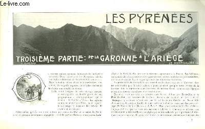 Les Pyrnes. 3me partie : De la Garonne  l'Arige.