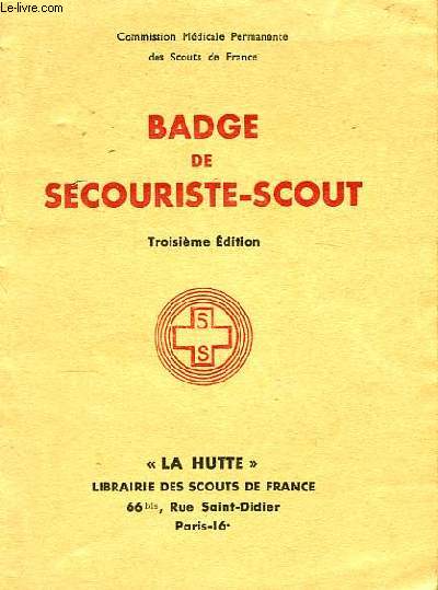 Badge de Secouriste-Scout