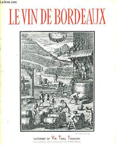 Le vin de Bordeaux