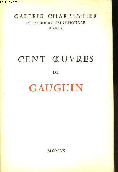 Cent Oeuvres de Gauguin