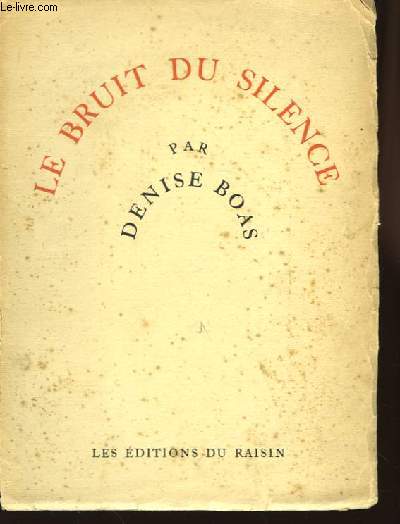 Le bruit du silence