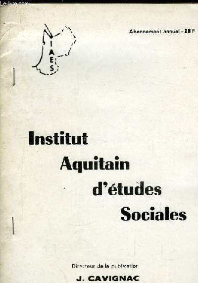 Institut Aquitain d'Etudes Sociales n36