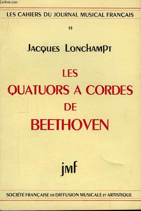 Les quatuors  cordes de Beethoven