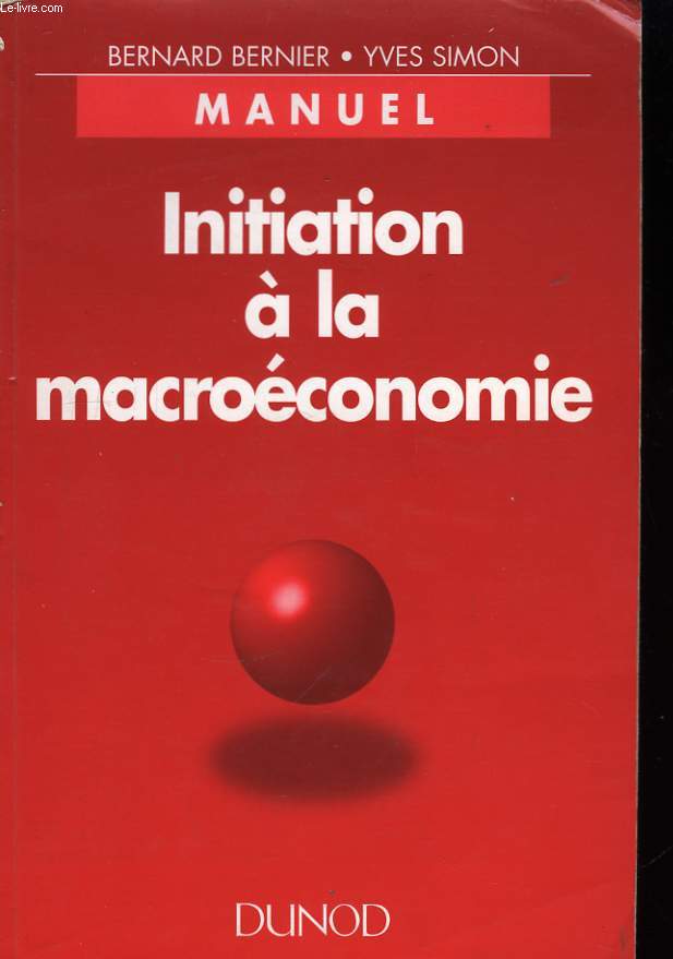 Initiation  la macroconomie.