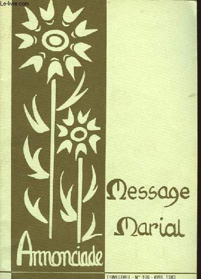 Message Marial N106 : Le Cardinal Maurice Feltin.
