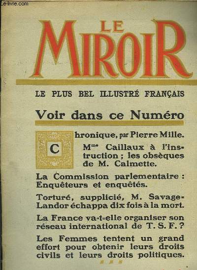 Le Miroir N°18, 4ème année.