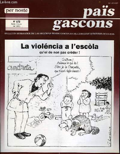 Pas Gascons n172 : La Violncia  l'escola !