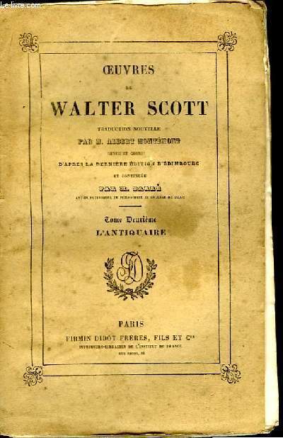 Oeuvres de Walter Scott. TOME II : L'Antiquaire.