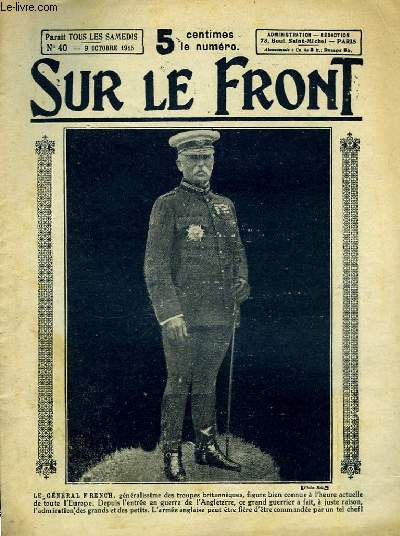 Sur le Front. N40 : Le Gnral French.
