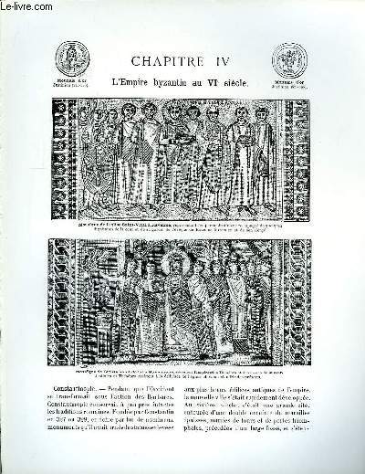 Album Historique. Chapitre IV : L'Empire byzantin au VIème siècle.