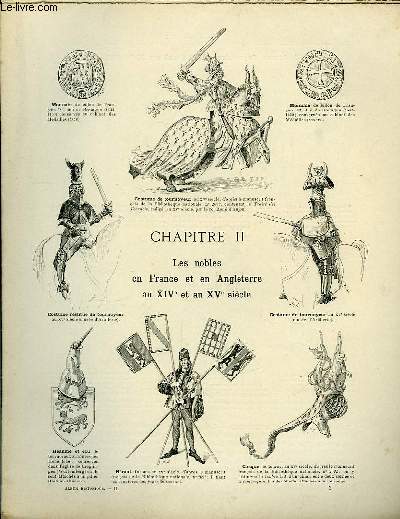 Album Historique. Chapitre II : Les nobles en France et en Angleterre au XIVme et au XVme sicle.