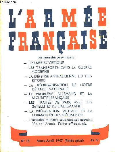 L'Arme Franaise n15