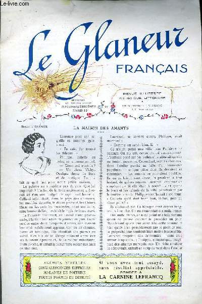 Le Glaneur Franais. La maison des amants, de Huguette Garnier.