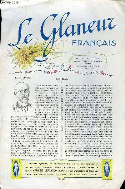 Le Glaneur Franais. Le Bal, par Henri de Rgnier.