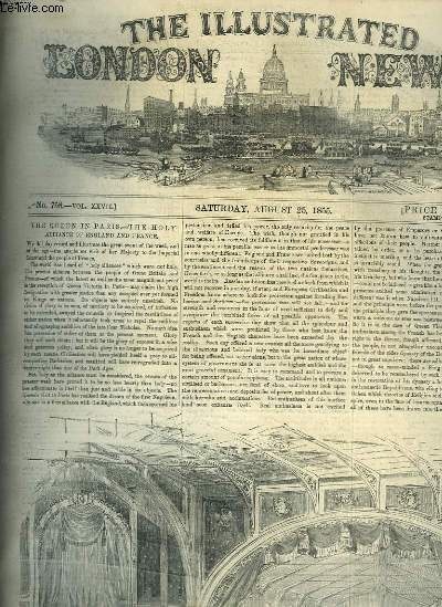The Illustrated London News n758 : The Queen in Paris - The Holy.