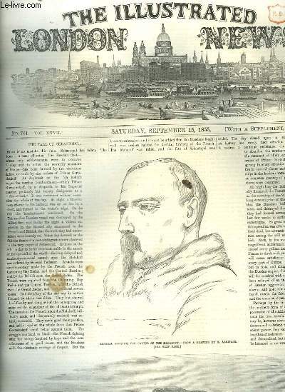 The Illustrated London News n761 : The Fall of Sebastopol