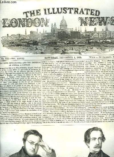 The Illustrated London News n772 : The King of Sardinia and the Emperor of Austria