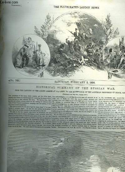 The Illustrated London News n783 : Historical Summary of the Russian War