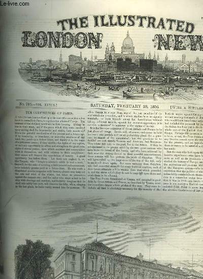 The Illustrated London News n786 : The Conferences of Paris