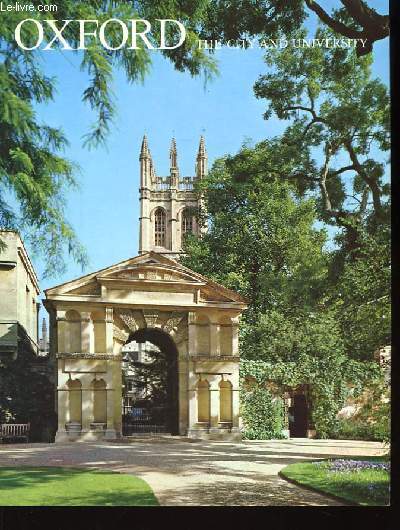 Oxford, the city and university.