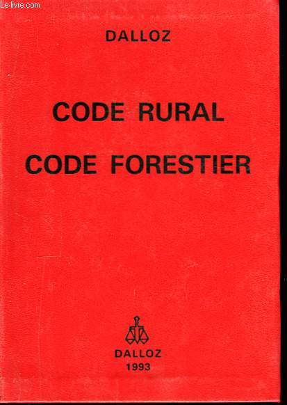 Code Rural - Code Forestier.