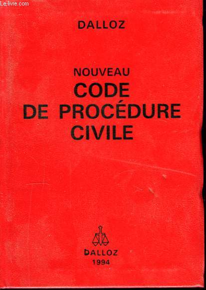Nouveau Code de Procédure Civile.