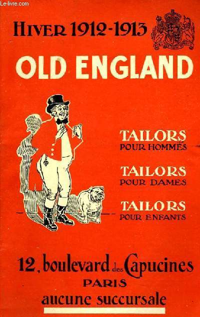 Catalogue Old Englans, Hiver 1912 - 1913