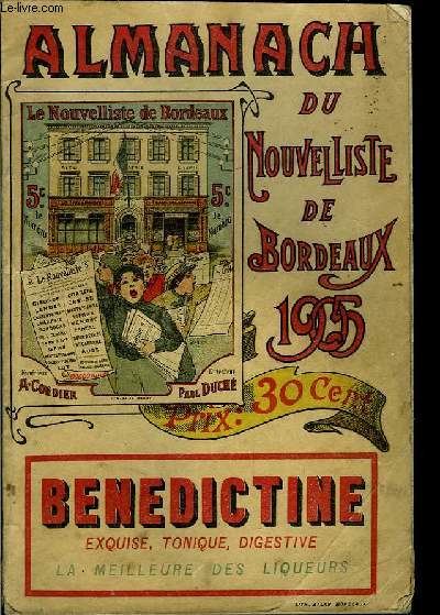 Almanach du Nouvelliste de Bordeaux, 1905