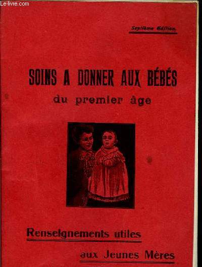 Soins  donner aux bbs du premier ge.