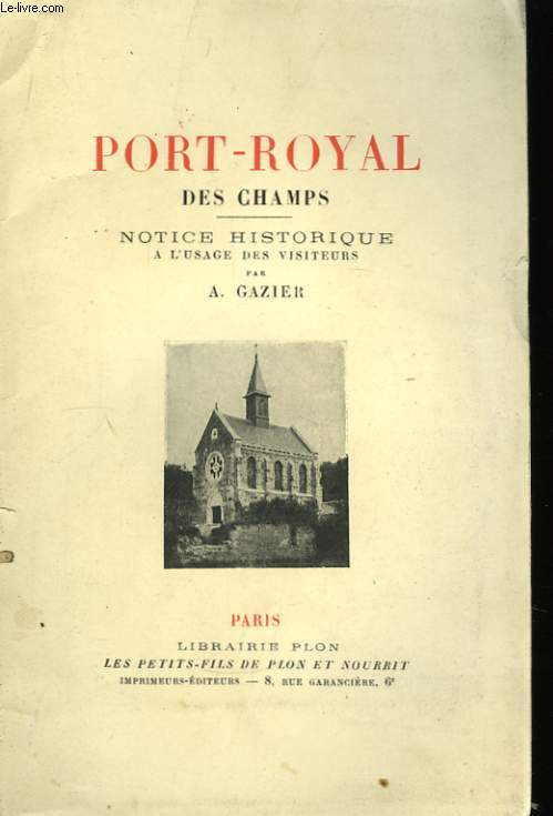 Port-Royal des Champs.