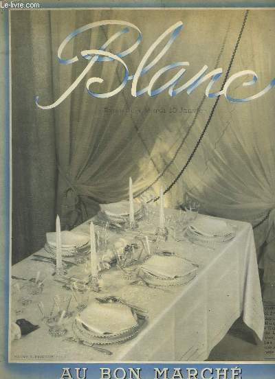 Catalogue de Blanc 