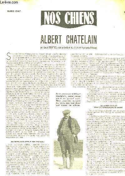Nos Chiens N7 : Albert Chatelain, par Louis Trottet.