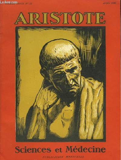 Aristote. Sciences et Médecine. N°52.