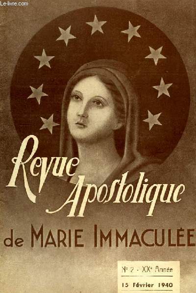 Revue Apostolique de Marie Immacule. N2, XXme sicle