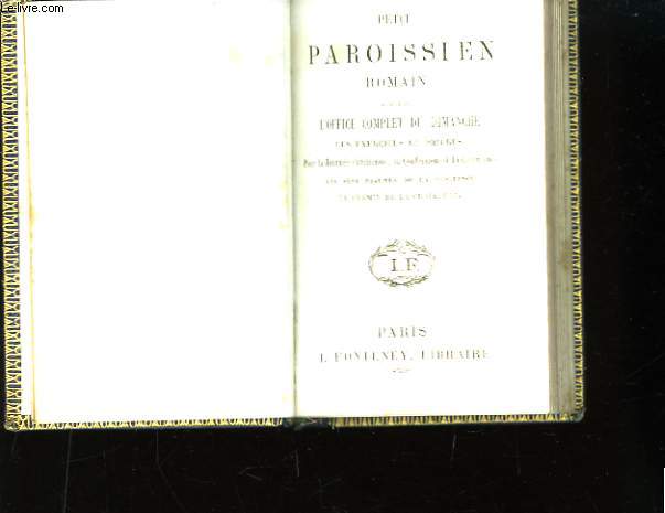 Petit Paroissien Romain.