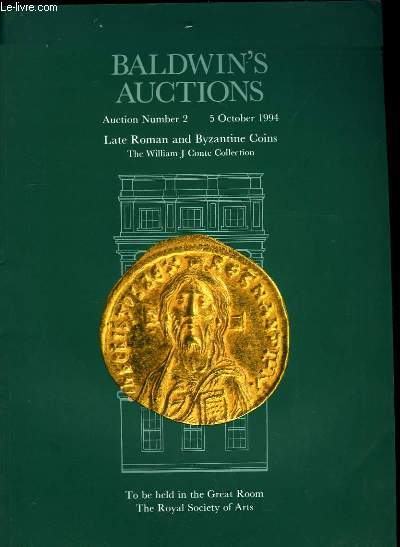 Auction N2. Lates Roman and Byzantine Coins. The William J. Conte Collection.