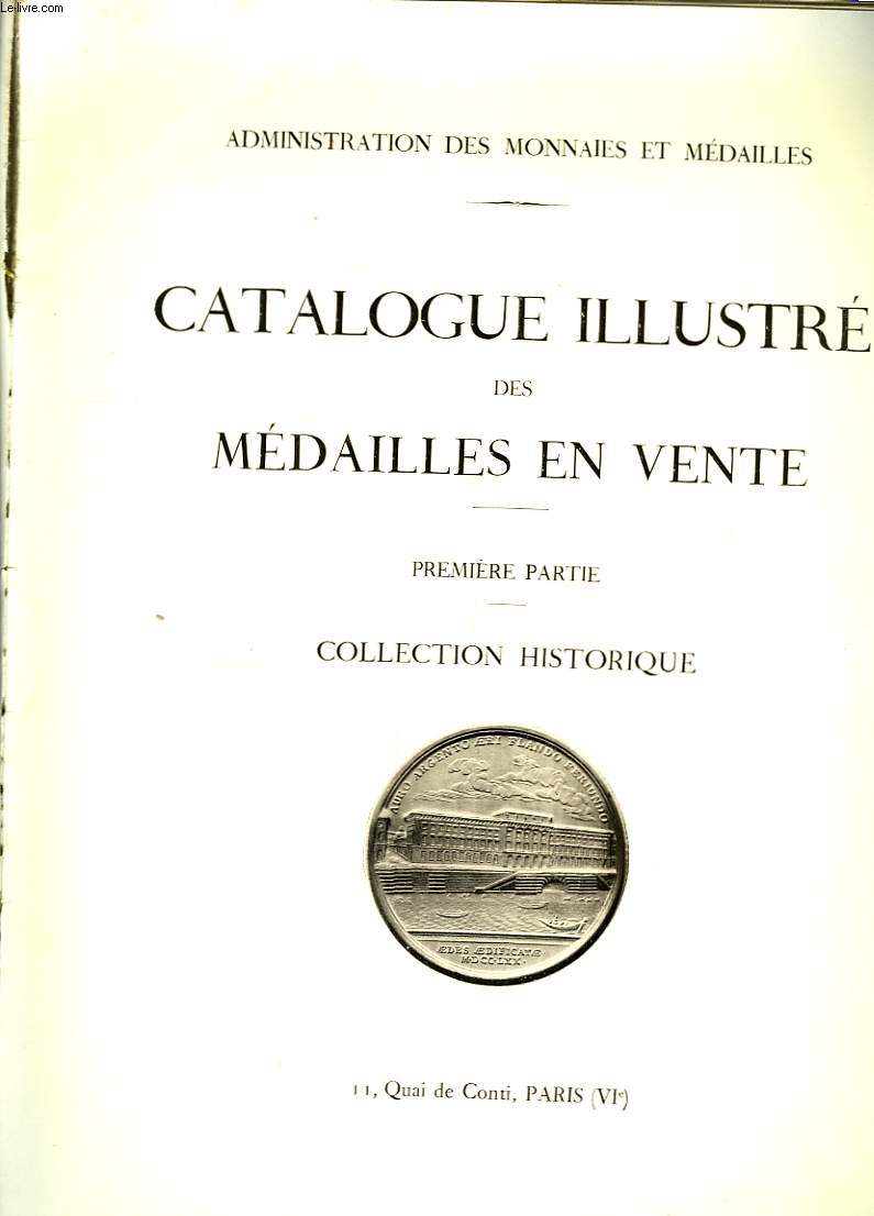 Catalogue Illustr des Mdailles en vente. 1re partie : Collection Historique.