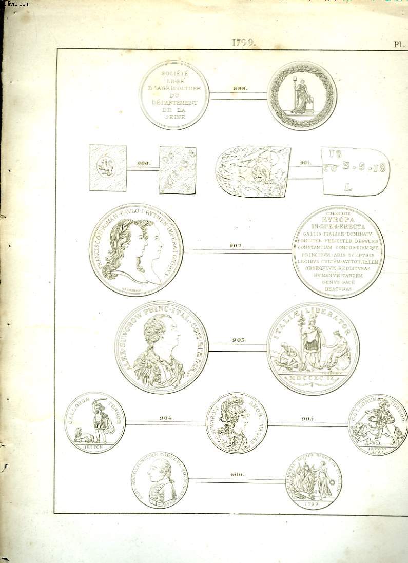 Histoire Numismatique de la Rvolution Franaise. Planche N92 : 1799