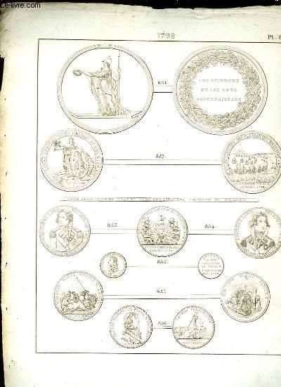 Histoire Numismatique de la Rvolution Franaise. Planche N86 : 1798