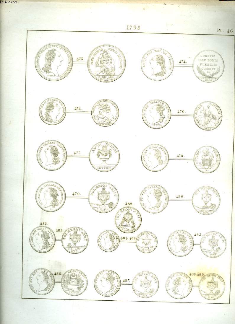 Histoire Numismatique de la Rvolution Franaise. Planche N46 : 1793