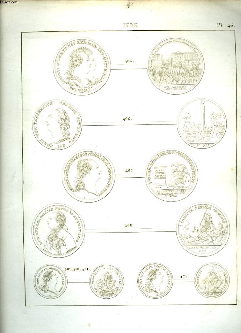 Histoire Numismatique de la Rvolution Franaise. Planche N45 : 1793