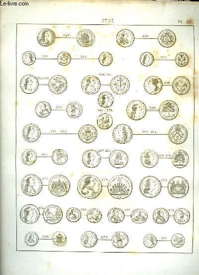 Histoire Numismatique de la Rvolution Franaise. Planche N26 : 1791