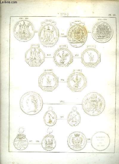 Histoire Numismatique de la Rvolution Franaise. Planche N16 : 1790