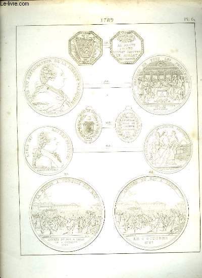 Histoire Numismatique de la Rvolution Franaise. Planche N8 : 1789