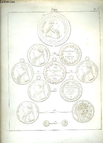 Histoire Numismatique de la Rvolution Franaise. Planche N7 : 1789