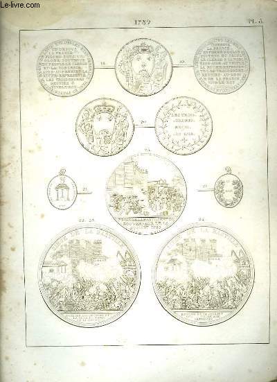 Histoire Numismatique de la Rvolution Franaise. Planche N3 : 1789