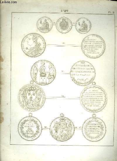 Histoire Numismatique de la Rvolution Franaise. Planche N2 : 1789