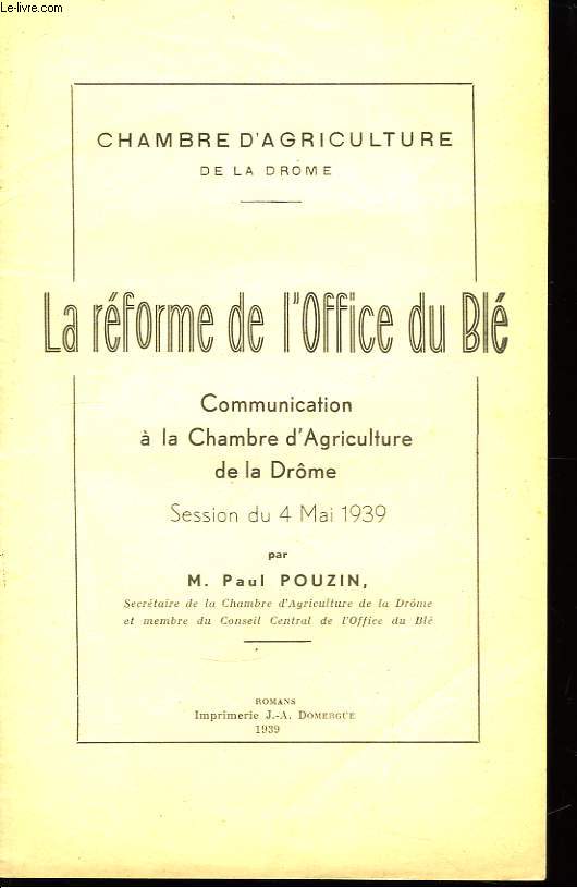 La rforme de l'Office du Bl.